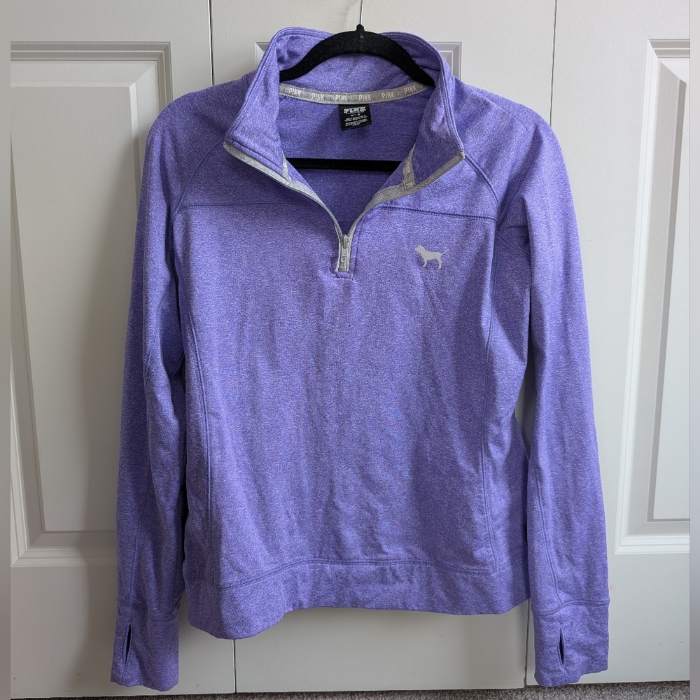 PINK Purple Quarter Zip